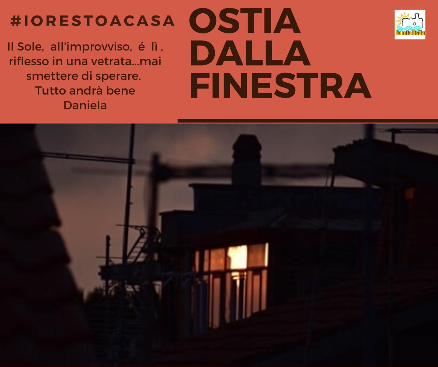 Ostia dalla finestra: mese di aprile